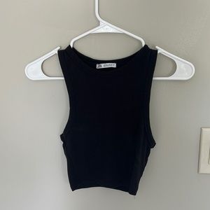Zara black tank top